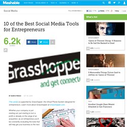 10 of the Best Social Media Tools for Entrepreneurs#