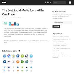 The Best Social Media Icons All In One Place