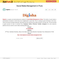 Social Media Management in Pune