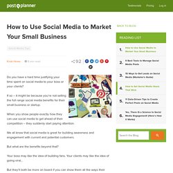 How to Use Social Media to Market Your Small Business