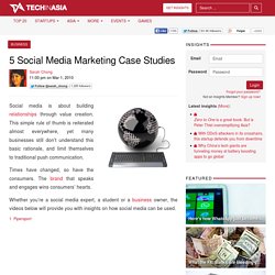 5 Social Media Marketing Case Studies