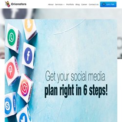 Get your social media plan right in 6 steps!