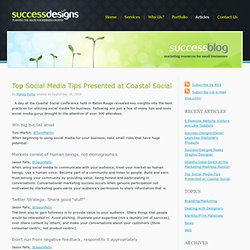 Top Social Media Tips Presented at Coastal Social