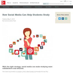 How Social Media Can Help Students Study
