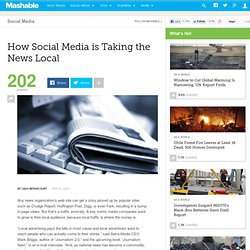 How Social Media is Taking the News Local