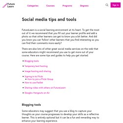 Social media tips and tools