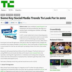 Some Key Social Media Trends To Look For In 2012