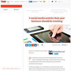5 social media metrics that your business should be tracking