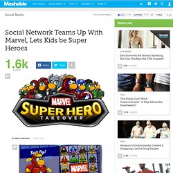 Social Network Teams Up With Marvel, Lets Kids be Super Heroes