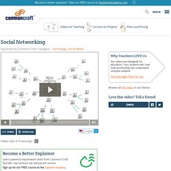 Social Networking Explained by Common Craft