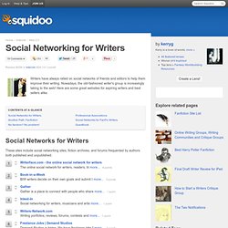 Social Networking for Writers