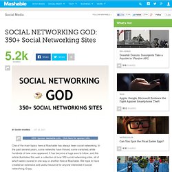 SOCIAL NETWORKING GOD: 350+ Social Networking Sites