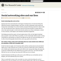 Social networking sites and our lives