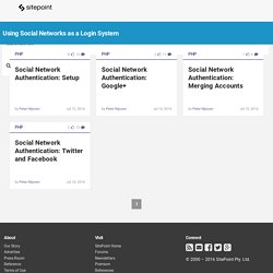 Using Social Networks as a Login System Archives
