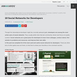 10 Social Networks for Developers