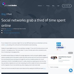 Social networks grab a third of time spent online