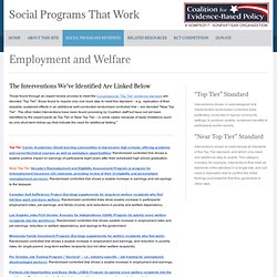 Employment and Welfare