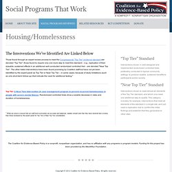 Housing/Homelessness
