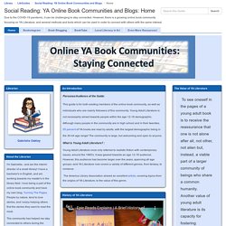 Social Reading: YA Online Book Communities and Blogs (Gabby)