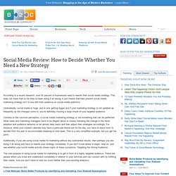 Social Media Review: How to Decide Whether You Need a New Strategy