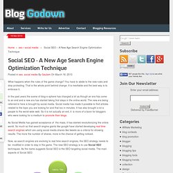 Social Search Engine Optimization (SEO) for real time search