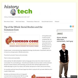Social Studies and the Common Core
