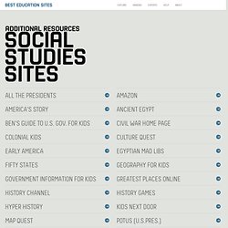 Social Studies Sites − Best Education Sites