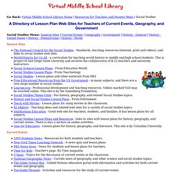 Social Studies Web Sites for Teachers