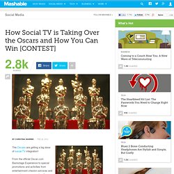 How Social TV is Taking Over the Oscars and How You Can Win [CONTEST]