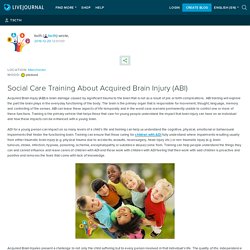 Social Care Training About Acquired Brain Injury (ABI): tscth