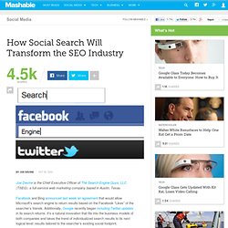 How Social Search Will Transform the SEO Industry