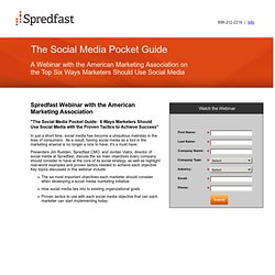 The Social Media Pocket Guide Webinar