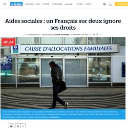 Aides sociales : un Français sur deux ignore ses droits