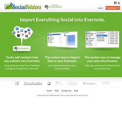 Import Everything Social into Evernote