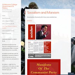 Socialism - Unit 3 Ideologies | Pearltrees