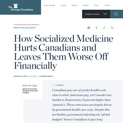 How Socialized Medicine Hurts Canadians and Leaves Them Worse Off Financially