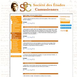 Société des Études camusiennes » Citations
