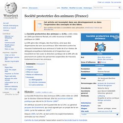 Société protectrice des animaux (France)