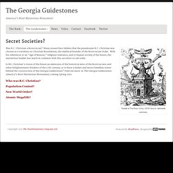 The Georgia Guidestones