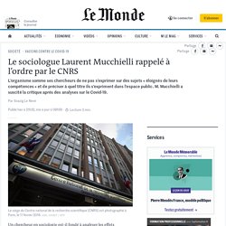 Le sociologue Laurent Mucchielli rappelé à l’ordre par le CNRS