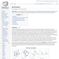 Sociometry - Wikipedia