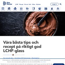 LCHF-recept – Topp 8 bästa sockerfria glassrecepten