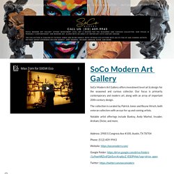 SoCo Modern Art Gallery in Austin TX