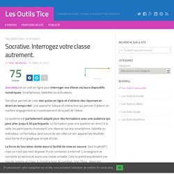 Socrative. Interrogez votre classe autrement