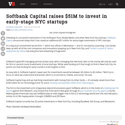 Softbank Capital raises $51M to invest in early-stage NYC startups