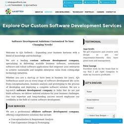 AJA SoftTech: Custom Software Development Company