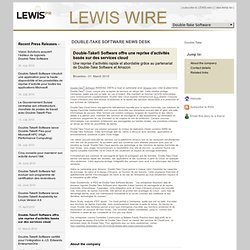 LEWIS Wire - Double-Take® Software offre une reprise d’activités basée sur des services cloud