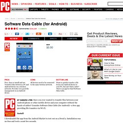 Software Data Cable (for Android) Review & Rating