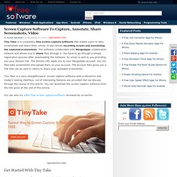 I Love Free SoftwareScreen Capture Software To Capture, Annotate, Share Screenshots, Video