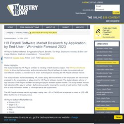 HR Payroll Software Market Research by Application, by End-User - Worldwide Forecast 2023